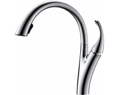 Смеситель для кухни с выдвигающейся лейкой Haiba HB70180