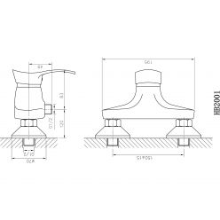 Смеситель для душа Haiba HB2001