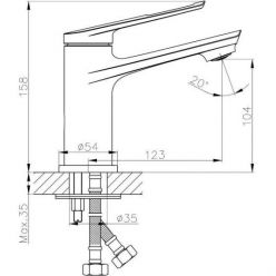 Смеситель для умывальника Haiba HB10548-7