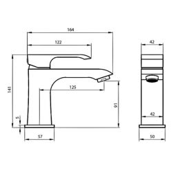 Смеситель для умывальника Ahti Kerava KA201001
