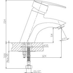 Смеситель для раковины Haiba HB1006