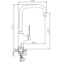 Смеситель для кухни Haiba HB70572