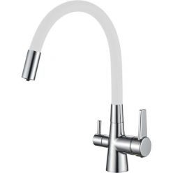 Смеситель с гибким изливом и с подключением фильтра питьевой воды Haiba HB76858-8