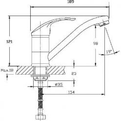 Смеситель для раковины Haiba HB4536