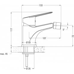 Смеситель скрытого монтажа Deante Jasmin BGJ 044L хром Смеситель скрытого монтажа Deante Jasmin BGJ 044L хром