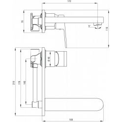 Смеситель для мойки Deante Tamizo BQT_063M хром Смеситель для мойки Deante Tamizo BQT_063M хром