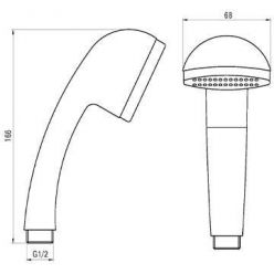 Смеситель для кухни Deante Mango BEV_S62M серый