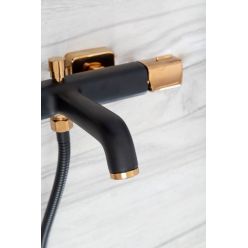 Смеситель для ванны Rea Salto Black Gold REA-B6352
