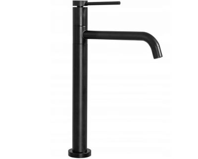 Смеситель Rea Lugano Slim Black High REA-B5001