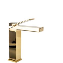 Смеситель для умывальника Rea Duet Gold Low REA-B4413