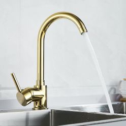 Смеситель кухонный Rea Talisa Gold High REA-B1020