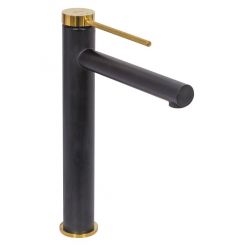 Смеситель Rea Grip Black Gold High REA-B9400