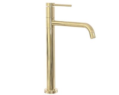 Смеситель Rea Lugano Slim Gold High REA-B5002