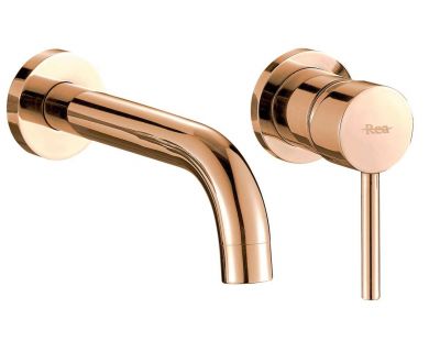 Смеситель скрытого монтажа Rea Lungo Rose Gold + BOX REA-B8548