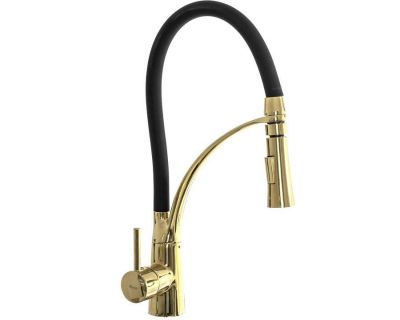 Смеситель кухонный Rea GASPAR BLACK / L. GOLD REA-B1019
