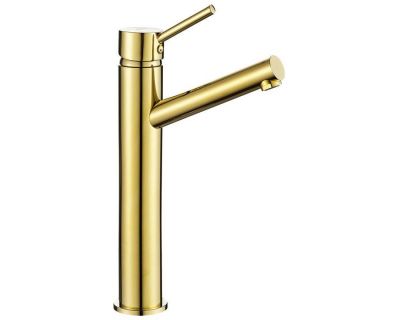Смеситель для умывальника Rea LUMI Gold High REA-B8028