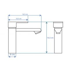Смеситель Rea Mayson Black Low REA-B5100