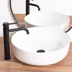 Смеситель для раковины GUSTO Two Black High REA-B8409