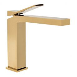 Смеситель для умывальника Rea Duet Gold Low REA-B4413