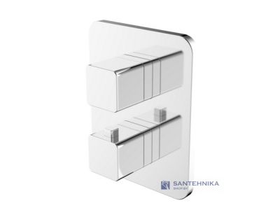 Термостат для ванны скрытого монтажа Omnires Parma PM7436 CR