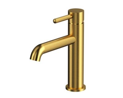 Смеситель Whitecross Y brushed gold Y1211GLB для раковины, цвет брашированное золото