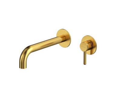 Смеситель Whitecross Y brushed gold Y1215GLB для раковины, цвет брашированное золото