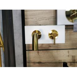 Смеситель Whitecross Y brushed gold Y1216GLB для раковины, цвет брашированное золото