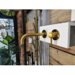 Смеситель Whitecross Y brushed gold Y1216GLB для раковины, цвет брашированное золото