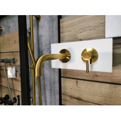Смеситель Whitecross Y brushed gold Y1216GLB для раковины, цвет брашированное золото