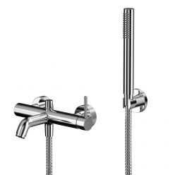 Смеситель Whitecross Y chrome Y1231CR для ванны, с душевым гарнитуром, цвет хром