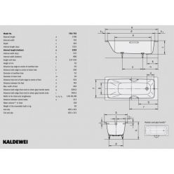 Стальная ванна Kaldewei Cayono 170x70, 749 274900013001 с самоочищением