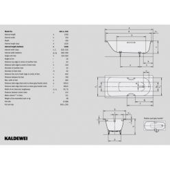 Стальная ванна Kaldewei Saniform Plus 170x70, 363-1 111800013001 с самоочищением