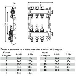 TECEfloor 77311102 Коллектор стальной 2 контура для поверхностного отопления с соединениями push-fit тип TECElogo