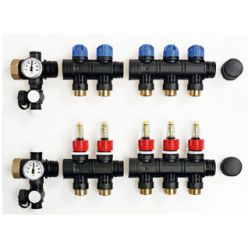 TECEfloor 77390020 Коллектор пластиковый 2 контура для поверхностного отопления, сборный