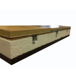 TECEfloor 77520010 Универсальная панель с алюминиевым слоем, шаг 125 мм, для легкой системы напольного отопления