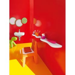 Рукомойник Laufen Florakids [815031] 8.1503.1.062.104.1  45x41, красный