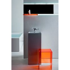 Рукомойник Laufen Kartell [811331] 8.1133.1.000.111.1 37,5x43,5 с 1 отв, для смесителя, скрытый перелив, напольный