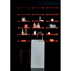 Рукомойник Laufen Kartell [811331] 8.1133.1.000.111.1 37,5x43,5 с 1 отв, для смесителя, скрытый перелив, напольный