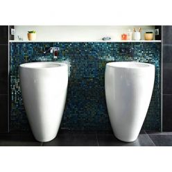 Раковина Laufen Alessi One 52x53x85 с пьедесталом, покрытие LCC, без отверстия для смесителя 8119714001091