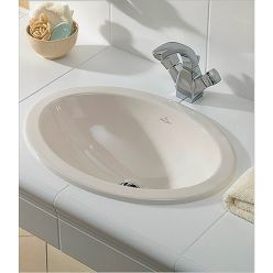 Умывальник встраиваемый Villeroy&Boch Loop&Friends 57x40,5 без отв, CeramicPlus, 615520R1