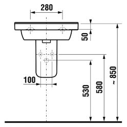 Полупьедестал Laufen Pro 819951