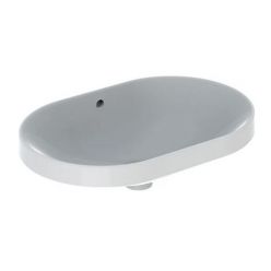 Умывальник Geberit VariForm 60х40 см без отверстия, с переливом (500.729.01.2)