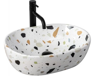 Умывальник на столешницу Rea Amelia Terazzo