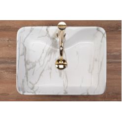 Умывальник на столешницу Rea Kelly Marmo