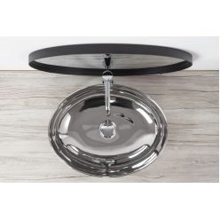 Умывальник на столешницу Rea Carola Slim Silver