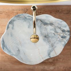 Умывальник на столешницу Rea Pearl Granite