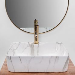 Умывальник на столешницу Rea Kelly Marmo