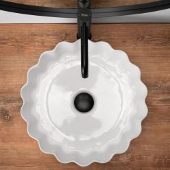 Умывальник на столешницу Rea Melisa White