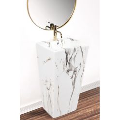 Умывальник напольный Rea Daria Marble