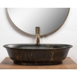 Умывальник на столешницу Rea Roma Marble